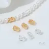 Cobre Plateado Relleno de Oro de 14K Moneda Pequeña Pixiu Cuentas Espaciadoras Hecho a Mano DIY Collar Cordón de Cristal Perla Joyería Accesorio Materiales