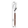 Cuchillo y tenedor de acero inoxidable 430 transfronterizo, cuchara con mango remachado, cuchara, cuchillo para carne y tenedor, cuchara para postre, vajilla de hotel, juego de 5 piezas