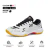 Zapatos de Bádminton Casuales con Hebilla Giratoria de Nuevo Estilo, Zapatillas Ligeras Transpirables Estilo Pareja para Tenis de Mesa, Zapatos de Entrenamiento de Tenis para Hombre