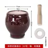 Almofariz de alho doméstico manual antigo almofariz de pedra para pasta de alho amassador de alho moedor descascador de alho espremedor amassador de alho