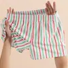 Dropshipping Ropa Interior Masculina Tallas Grandes Bragueta Falsa Algodón Puro Transpirable Holgada Boxer Briefs Pantalones Cuatro Esquinas para Niños