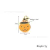 Colgante de Halloween con Goteo de Aceite de Acero Inoxidable (Calabaza/Fantasma/Murciélago/Dulce) Accesorios Divertidos para Joyería DIY