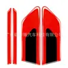 Kit de tira anti-colisão para porta de carro, para-choque traseiro da porta, espelho lateral, adesivo de arco de roda, adesivo decorativo de proteção refletiva