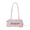Bolso Cubo de Moda Primavera Casual Lunares Muy Popular para Mujer 2026 Modelo Nuevo Bolso de Hombro Diseño Estampado Bolso de Axila