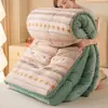 Colcha de Gaze Enrugada Bean Bean Acolchoada Grossa Colcha de Primavera Outono Inverno Padrão Floral Colcha de Inverno para Dormitório Núcleo de Colcha Presente Transfronteiriço Núcleo de Colcha Dropshipping Atacado