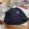 Chaqueta Infantil 2026 Otoño Nuevo Estilo Niños Niñas Mismo Estilo Chaqueta de Mezclilla Estilo Padre-Hijo Coreana Holgada