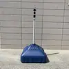 Pértiga Telescópica Red para Sombrear Soporte de Poste Red de Protección Solar para Terraza Poste de Soporte para Toldo de Sombra de Plantas para Balcón Base Duradera