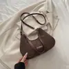 Bolsos de Diseñador de Nicho para Mujer, Gran Capacidad, Nuevo Otoño e Invierno 2024, Bolso Cruzado Vintage para Hombro y Axila, Bolso Dumpling para Viajes