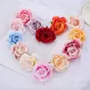 Nueva Cabeza de Flor Rosa de Simulación Rosa de Seda Individual Arreglo Floral Hecho a Mano DIY Decoración de Fondo de Boda Accesorios para Fotografía