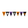 Fabricante de banderas de Halloween ofrece venta al por mayor de banderas triangulares para decoración de fiestas, banderas de cola de pez y decoraciones para la atmósfera del festival de fantasmas