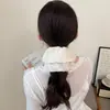 Goma para el pelo de malla suave con lunares pequeños estilo coreano para mujer, Goma de pelo de alta elasticidad para verano, Cuerda para el pelo dulce y elegante