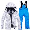 Traje de Esquí Nuevo Traje Niños y Niñas Deportes al Aire Libre Cálido Top Infantil Pantalones de Moda