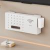 Estante de Pared para TV Wifi Montado en la Pared para Colocación de Decodificador, Router, Caja de Almacenamiento, Soporte de Montaje Sin Perforaciones