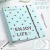 Carpeta de Anillas Anuales de Cuatro Estaciones Bolsa para Archivos Carpeta Transparente con Inserto Bolsa de Almacenamiento Estilo Americano Fina y Crujiente Carpeta de Almacenamiento