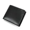 Nova Carteira Simples Versátil de Couro Bovino de Camada Superior de Comércio Exterior Carteira Masculina Retro Fashion em Couro Crazy Horse Porta-Moedas Portátil
