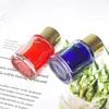Fornecido Diretamente pelo Fabricante, Frascos Redondos de Vidro para Tinta de 15ml em Estoque, Frascos Transparentes para Dispensar, Frascos Coloridos para Dispensar Corante no Atacado
