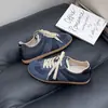 Tênis de Treino Alemão Estilo Europeu Retrô Feminino Outono Nova Moda Versátil Respirável Bico Redondo Cadarço Plano Casual Board Shoes Sapatos Únicos