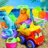 Traje de Juguete de Playa para Niños Reloj de Arena Cubeta de Arena Pala Herramienta de Arena para Bebé Juguete de Casia de Arena Niños y Niñas