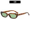 Gafas de Sol Retro Negras Estilo Hip-Hop Europeo y Americano para Mujer, Gama Alta, Cara Pequeña, Marco Pequeño, Gafas Ojo de Gato, Protección Solar y Forma Cóncava