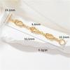 Color Oro 14K Pulsera Hebilla Ot Circonita Reina Madre Saturno Collar de Perlas Hebilla de Conexión para Mujer Joyería Hecha a Mano Accesorios DIY