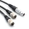 8P Metal Remo Macho + Sr a Hr10A-7J-6S Hirose 6P Hembra Accesorios para Monitor Cable de Alimentación