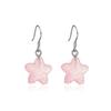 Brincos de fudge de estrela de cinco pontas bonitos gradiente dos desenhos animados fosco soft girl brincos doces brincos de vitalidade criativa