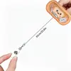 Porta-Crachá Retrátil Fofo com Emojis de Profissionais de Saúde, Bandaid de Acrílico com Clipe Giratório de Puxar Fácil
