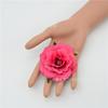Camelia de Imitación con Hojas Rosa Nórdico Caja de Regalo para Mano Corona DIY Arreglo Floral Celebración Ramillete de Muñeca para Hacer