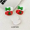 Material de Adesivo para Geladeira, Fita de Cabelo, Corda de Cabelo, Caneca de Água, Capa de Celular DIY, Broche de Homem de Gengibre, Rena, Papai Noel, Cola Macia de PVC