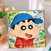 Pintura de Diamantes para Niños Kuromi Hecho a Mano DIY Pintura de Pegatinas de Diamantes Sanrio Pintura de Diamantes con Diamantes Completos 5D Tamaño Pequeño