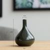 Vaso Decorativo de Cerâmica Europeia Flor Seca Zen Preto Azul Mediterrâneo Nórdico Fresco Moderno Simples