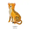 Balão de Alumínio Animal da Selva Leão Zebra Girafa Elefante Crocodilo Leopardo Macaco Balão de Festa
