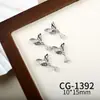 Joias para Nail Art da Nova Série Borboleta, Zircônia Brilhante de Luxo Acessível Borboleta Vazada Cor White K Acessórios de Unha Usáveis