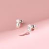 Nuevos Pendientes Coreanos S999 de Manzana, Piña y Plátano Edición Estudiante Pendientes de Frutas de Verano Tornillo Hélice Joyería para Hélice de Hueso de Oreja