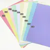 Papel Cartão 8K 4Ka4A3 250g Cor Macaron Quadrado Colorido Espesso Duro Papel Cartão Cartão de Saudação Feito à Mão Papel Colorido Monocromático