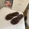 Chanclas Retro de Suela Gruesa para Mujer, Nuevo Estilo Rojo Verano 2026, Sandalias de Playa Cómodas