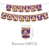 Los Suministros para Fiesta Temática Más Populares de Amazon para la Temporada de Graduación Banner de Decoración para Fiesta de Graduación Globo Colgante Tela de Fondo