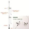 Anel de Balanceamento Bifurcação Divisor Giratório de Guincho Luminoso Conector de Anel Divisor de Gancho de Guincho Luminoso