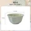Xiaohongshu mismo estilo vajilla color crema tazón plato traje hogar nuevo simple tazón plato palillos regalo de inauguración de la casa
