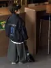 TaiRu 2026 Outono Novo Estilo Coreano Jaqueta de Baseball Americana para Meninos com Estampa de Letras, Top da Moda para Crianças