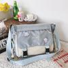 Bolso cruzado de estudiante chica refrescante estilo coreano ulzzang Combinación de colores Bolso de hombro casual versátil estilo japonés
