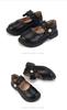 Zapatos de Niña Zapatos de Niño Zapatos de Princesa de Cuero 2025 Nuevo Primavera y Otoño Niña Bebé Zapatos de Estilista Trendy Suela Suave