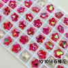 Rhinestones de Uñas K9 Floyd de Alta Calidad con Base de Punta, Cuadrado Gordito, Corazón Inclinado, Cubo de Azúcar, Accesorios de Joyería de Vidrio Súper Brillantes al por Mayor