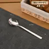 Juego de Cuchillo, Tenedor y Cuchara de Acero Inoxidable 304 con Mango Cuadrado, Cubiertos Gruesos Estilo Occidental, Tenedor y Cuchara de Postre, Juego de Cuchillo, Tenedor y Cuchara para Filete de Hotel