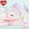 Set de Reglas Estudiante, Juego de Cuatro Piezas, Set de Reglas Triángulo, Material Escolar, Regla Recta de 20cm, Regla Flexible con Anillo de Tirar, Empaque en Bolsa Opp