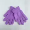 Luvas de Material de Toalha Masculinas e Femininas de Inverno Luvas Grossas Quentes para Dedos Estudantes Estilo Coreano Multicores Coloridas Doces Lã Coral