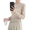 Actualización de Talla Chic Coreano Verano Nuevo Estilo Ins Lunares Versátil Capa Base Camisa Ropa de Mujer 2026