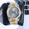 Relógio Datejust Rolex Masculino Mecânico Totalmente Automático Pulseira de Aço Oyster À Prova d'Água Luminoso Relógio Masculino Clássico