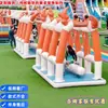 Inflable Grande de Cangrejo de Dibujos Animados, Columpio Inflable para Múltiples Personas, Popular en Internet, para Uso Comercial en Interiores y Exteriores, Puente Columpio Interactivo para Padres e Hijos
