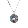 Collar de Plata Pura Phoenix Yu Fei Esmalte Pintado a Mano Cadena para Suéter Tallado Hueco Personalizado Regalo de Otoño e Invierno
